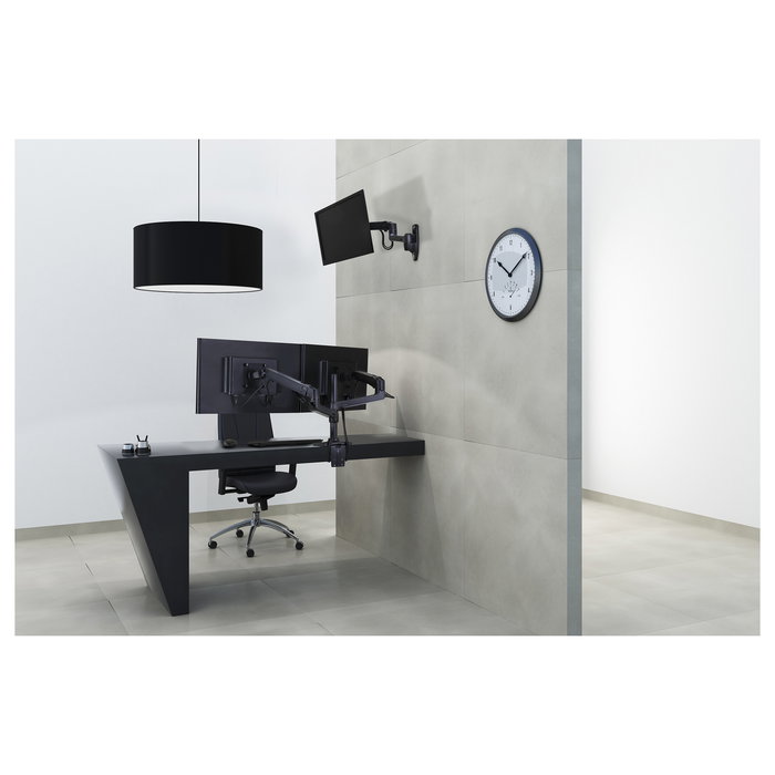 Ergotron LX Monitor Arm Wandhalterung Schwarz, 34 Zoll, bis 11,3 kg, VESA 100x100 mm Ergotron LX Monitor Arm Wandhalterung Schwarz, 34 Zoll, bis 11,3 kg, VESA 100x100 mm