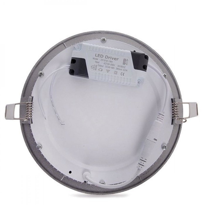 Placa LED Circular 15W 1170Lm 6000K [GR-RDP11-15W-PL-CW] - Ultra Fina 40.000H para Techo Interior