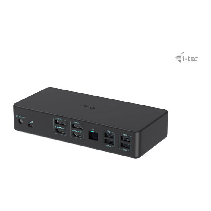 I-TEC Docking Station Thunderbolt 3 USB-C Dual 4K HDMI DisplayPort 100W PD para Laptop - Estación de Acoplamiento Professional Gen 2