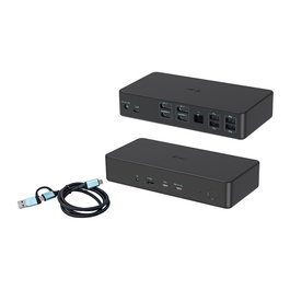 I-TEC Docking Station Thunderbolt 3 USB-C Dual 4K HDMI DisplayPort 100W PD para Laptop - Estación de Acoplamiento Professional Gen 2