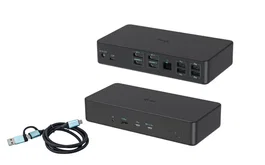 I-tec CADUAL4KDOCKPD2 Docking Station USB-C/Thunderbolt 3 Professional - Dual Monitores 4K 60Hz, Power Delivery 100W, 7 Puertos USB, Ethernet Gigabit, VESA, Negro