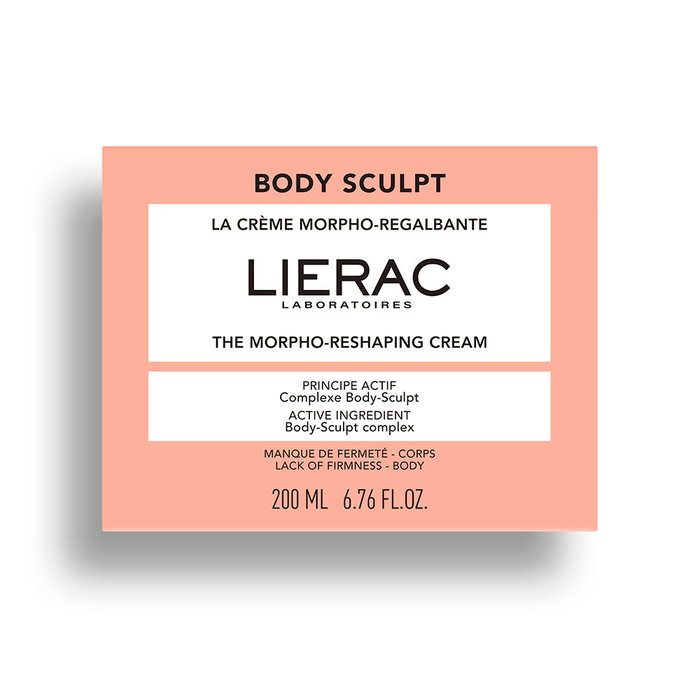 LIERAC BODY SCULPT Crema Morfo Remodelante Reafirmante Corporal - 200 ml con 95% de Ingredientes Naturales