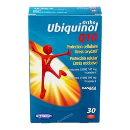 Ortho Nat Ortho Q10 H2 (Ubiquinol) 30 Cápsulas - Coenzima Q10 para Protección Celular y Lucha contra el Estrés Oxidativo, Apto para Veganos
