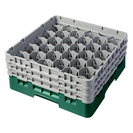 CAMBRO Cesta de lavado 30 compartimentos Verde Sherwood