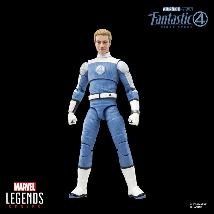 Hasbro Figura Johnny Storm Los 4 Fantásticos Marvel 15cm Articulada con Accesorios y Efecto de Fuego