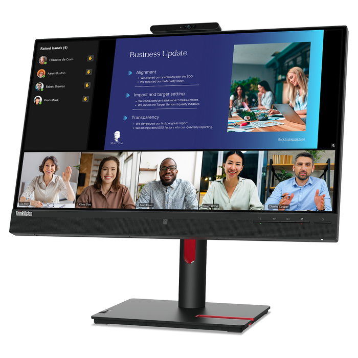 Lenovo ThinkVision T24v-30 Full HD IPS 23.8 la cámara integrada