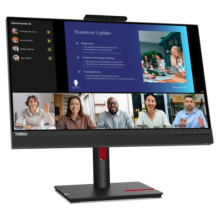 Lenovo ThinkVision T24v-30 Full HD IPS 23.8 la cámara integrada