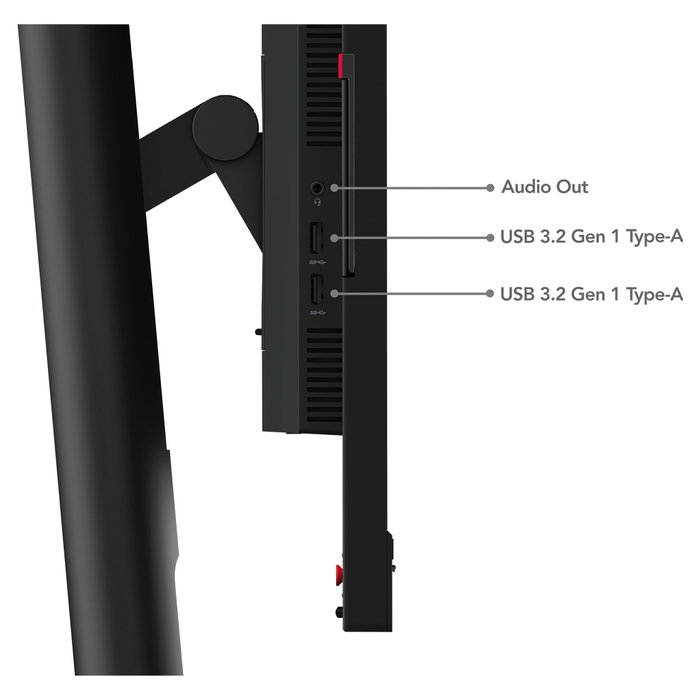 Lenovo ThinkVision T24v-30 Full HD IPS 23.8 la cámara integrada