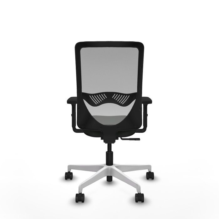 PIQUERAS Y CRESPO Silla de oficina Zulema con mecanismo Sincro, Negro y Gris