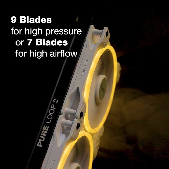 Be Quiet! Light Wings White 140mm PWM High-Speed Triple-Pack