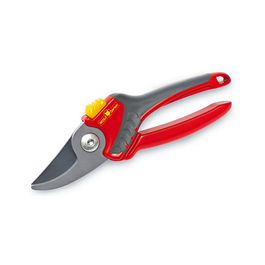 WOLF-Garten Gartenschere Comfort Plus RR 2500, Tijeras de Jardín de 2 Hojas, Color Rojo y Gris