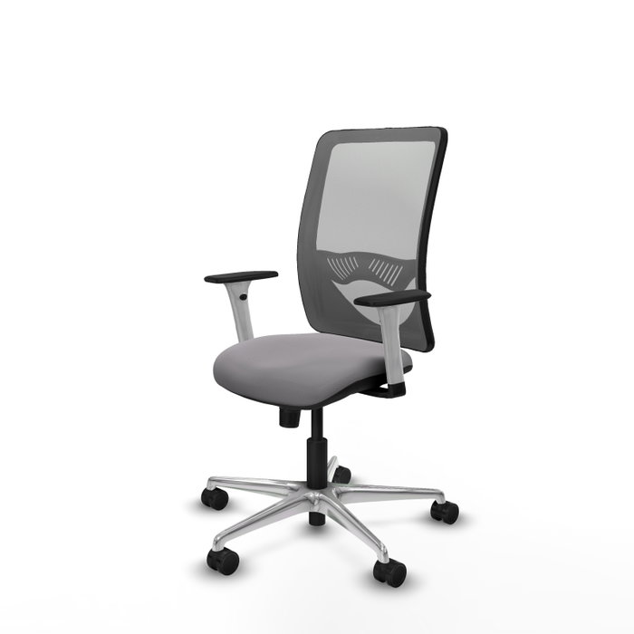 PIQUERAS Y CRESPO Silla de oficina Zulema Gris con Mecanismo Sincro PIQUERAS Y CRESPO Silla de oficina Zulema Gris con Mecanismo Sincro