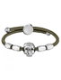 Police PJ26554BLGN.03 Pulsera para Hombre en Acero Inoxidable Verde