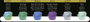 Finetec Set de acuarelas nacaradas Cool, 6 colores
