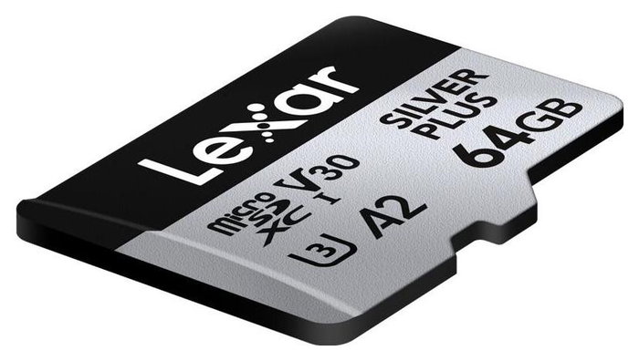 Lexar Professional SILVER PLUS MicroSDXC 64 GB Lexar Professional SILVER PLUS MicroSDXC 64 GB