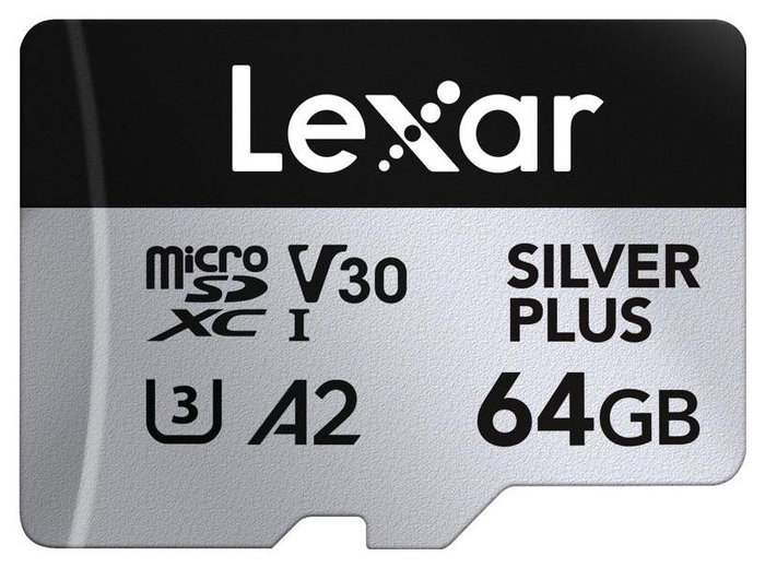 Lexar Professional SILVER PLUS MicroSDXC 64 GB Lexar Professional SILVER PLUS MicroSDXC 64 GB