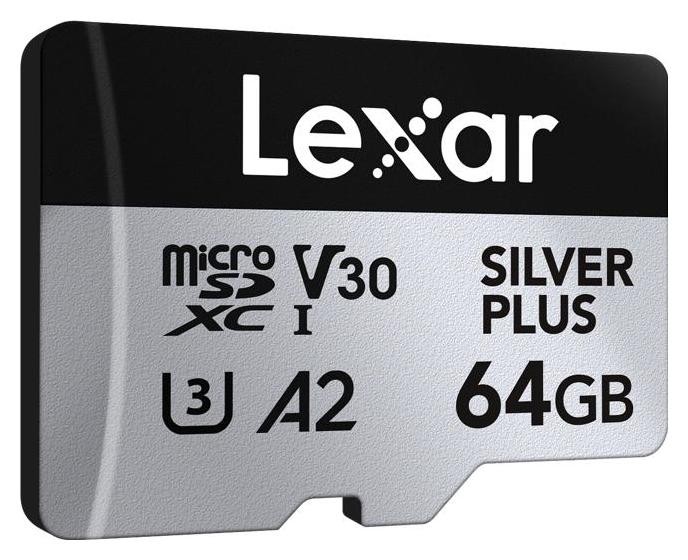 Lexar Professional SILVER PLUS MicroSDXC 64 GB Lexar Professional SILVER PLUS MicroSDXC 64 GB