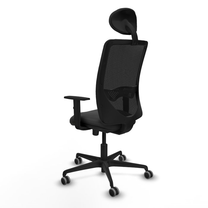 PIQUERAS Y CRESPO Silla de oficina Zulema con mecanismo Sincro, Gris oscuro y Negro PIQUERAS Y CRESPO Silla de oficina Zulema con mecanismo Sincro, Gris oscuro y Negro
