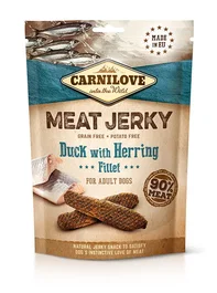 Carnilove Jerky Pato y Arenques Filetes 12x100 gr