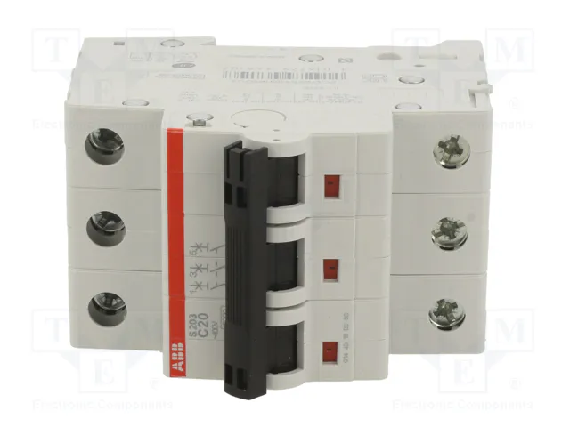 ABB S203-C20 Compact Automat 3-polig GH S203 0001 R0204 ABB S203-C20 Compact Automat 3-polig GH S203 0001 R0204