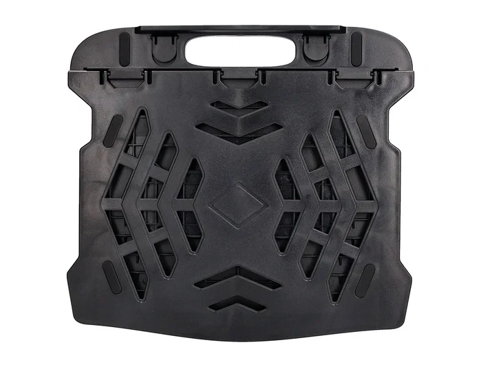 Q-connect Soporte para Portátil Ajustable hasta 17" en 7 Ángulos, Color Negro, 260x280x60 mm