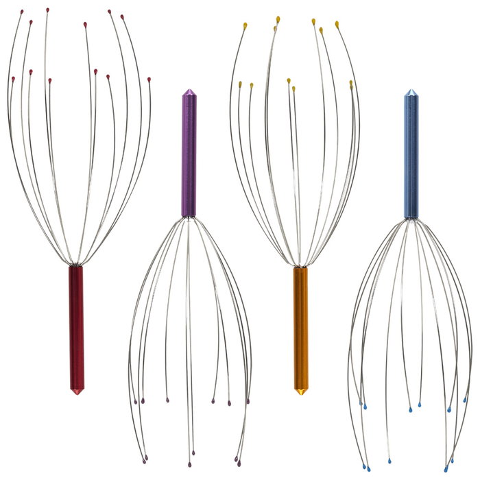 Cosmetic Club Masajeador De Cabeza Metal Acero Inoxidable Cosmetic Club Masajeador De Cabeza Metal Acero Inoxidable