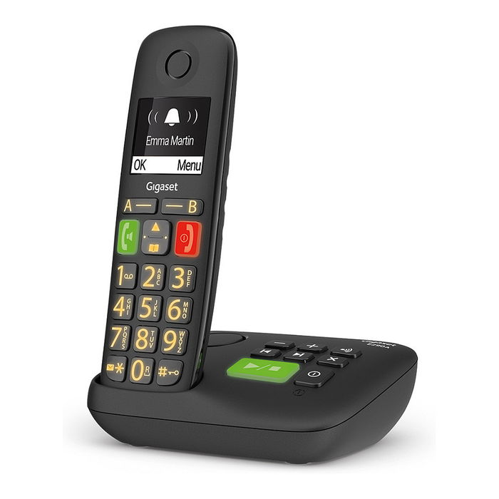 Gigaset E290A Teléfono Inalámbrico con Contestador y Pantalla LCD para Identificación de Llamadas