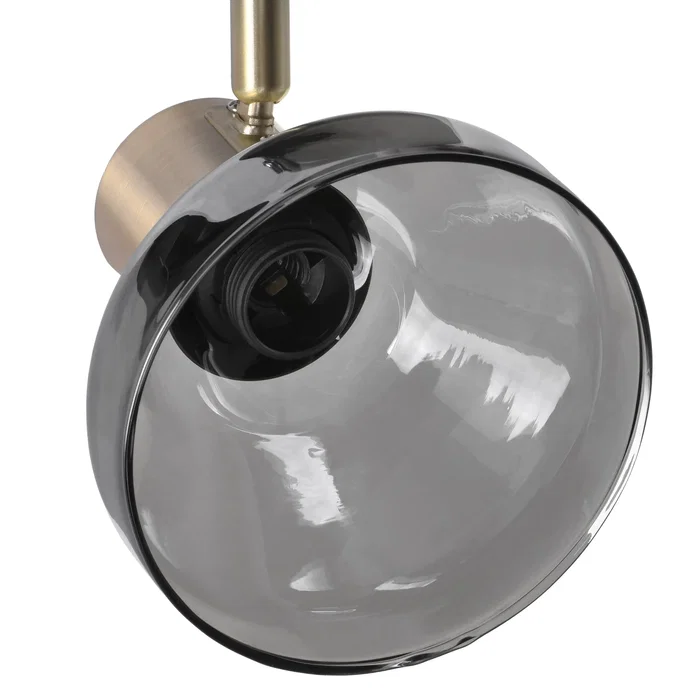 Activejet LISA Lámpara de Techo y Pared Doble Negro y Dorado E14