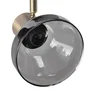 Activejet LISA Lámpara de Techo y Pared Doble Negro y Dorado E14