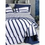 Aucune Juego de cama Azul 100% algodón con funda nórdica y 2 fundas de almohada