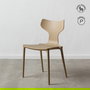 Silla Apilable Beige Polipropileno 47 X 41 X 83,50 cm (Set de 4)