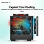 Deepcool CH370 Caja Gaming Cristal Templado Negro