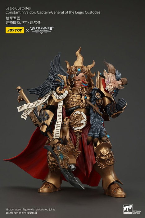 Joy Toy (CN) Warhammer The Horus Heresy Constantin Valdor Captain-General de la Legio Custodes 25 cm Joy Toy (CN) Warhammer The Horus Heresy Constantin Valdor Captain-General de la Legio Custodes 25 cm