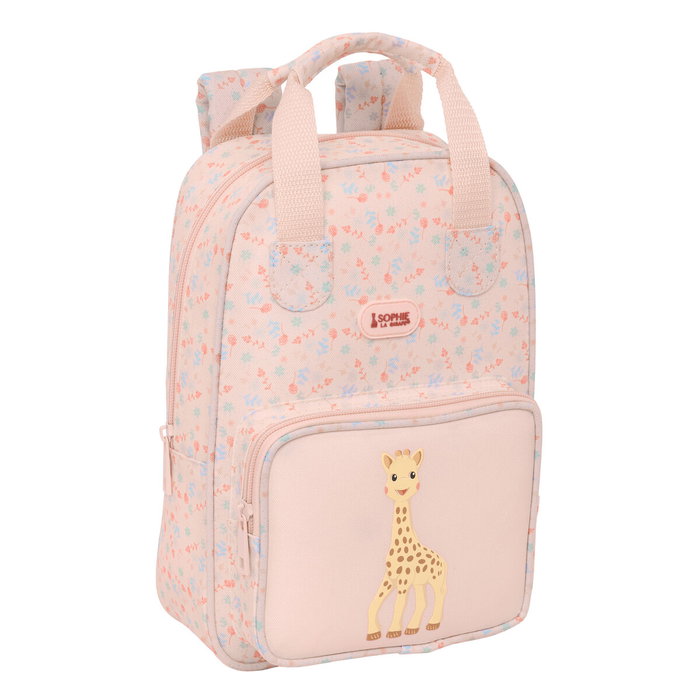 Safta Mochila Infantil Sophie la Girafe Joy Reciclada y Repelente al Agua