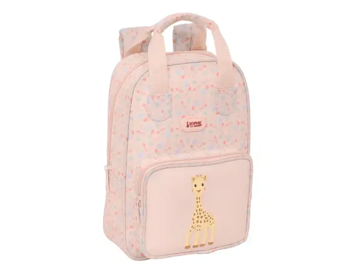 Safta Mochila Infantil Sophie la Girafe Joy Reciclada y Repelente al Agua