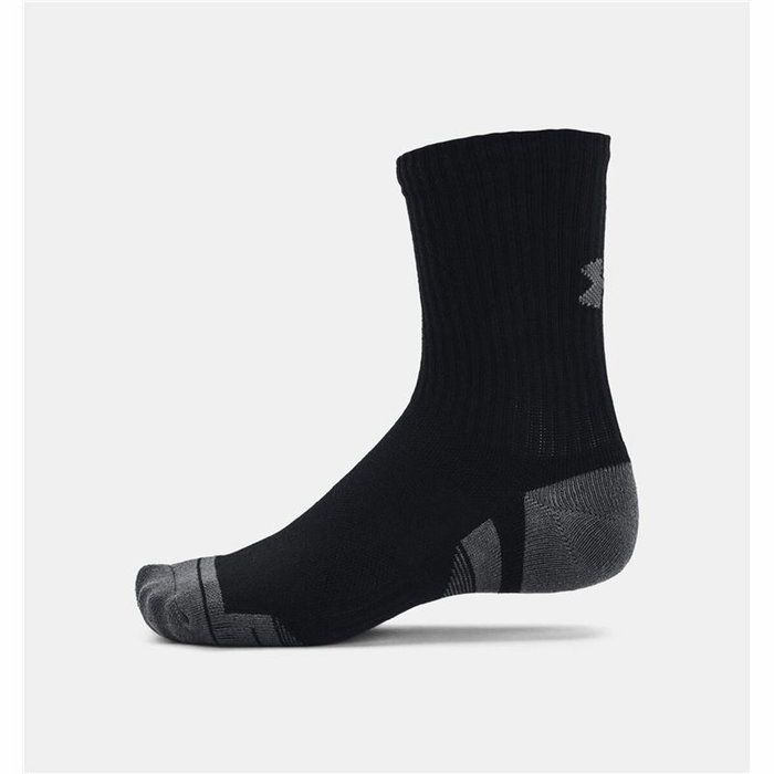 Calcetines Deportivos Under Armour Performance Negro Unisex 3 Piezas
