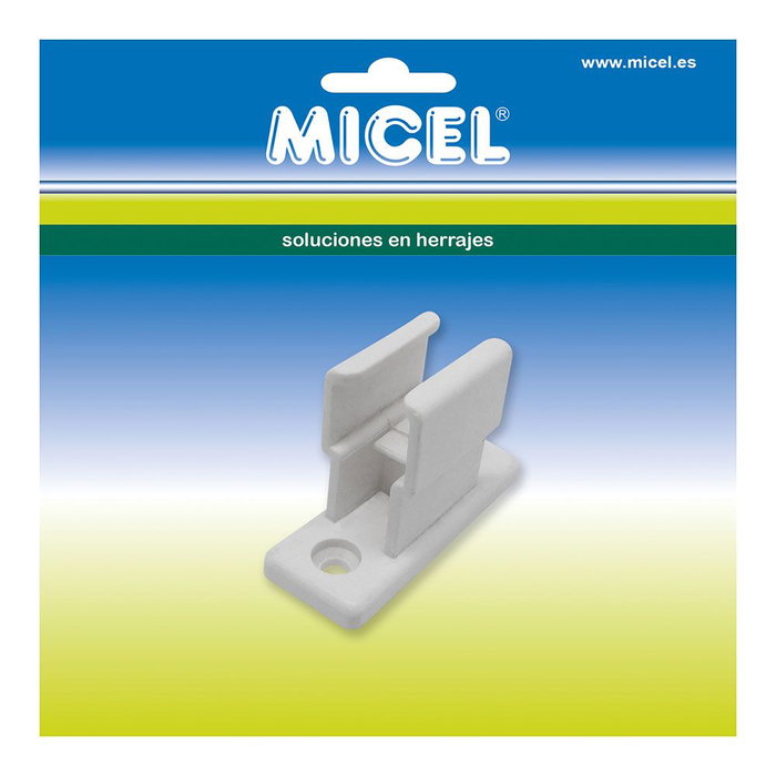Micel Pinza Sujeción Manivela Toldo TLD07 para toldos, Nylon Blanco, 92553