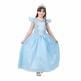 My Other Me Disfraz Princesa Zapato De Cristal Azul 10-12 Años