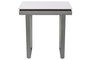 DKD Home Decor Mesita Auxiliar de Metal y Cerámica Blanco