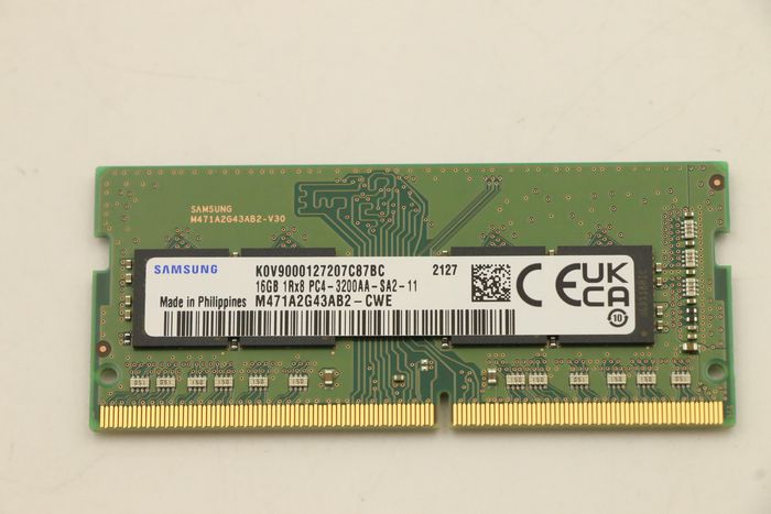 Lenovo 16GB DDR4 SoDIMM 3200MHz Lenovo 16GB DDR4 SoDIMM 3200MHz