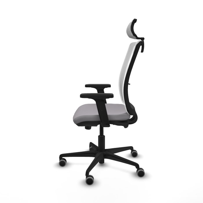 PIQUERAS Y CRESPO Silla de oficina Haches Gris y Blanco PIQUERAS Y CRESPO Silla de oficina Haches Gris y Blanco