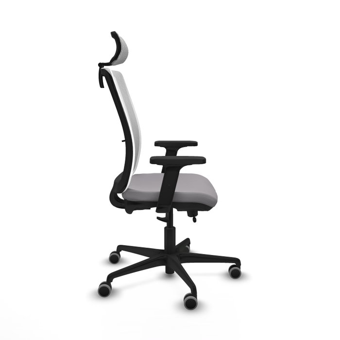 PIQUERAS Y CRESPO Silla de oficina Haches Gris y Blanco PIQUERAS Y CRESPO Silla de oficina Haches Gris y Blanco