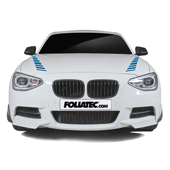 Foliatec Vinilo Decorativo para Coche Diseño Sombras Azul