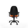 PIQUERAS Y CRESPO Silla de oficina Algarra Naranja