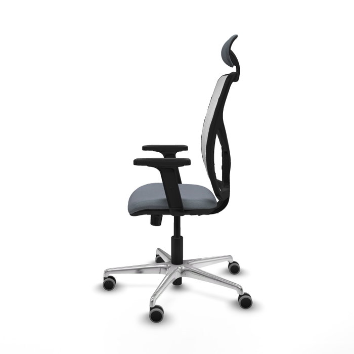 PIQUERAS Y CRESPO Silla de oficina Motilla con mecanismo Sincro Gris y Blanco PIQUERAS Y CRESPO Silla de oficina Motilla con mecanismo Sincro Gris y Blanco