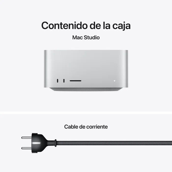 Apple Mac Studio M5 Max 36GB 512GB SSD Plata Apple Mac Studio M5 Max 36GB 512GB SSD Plata