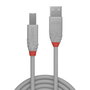 Lindy Cable USB 2.0 Tipo A a B Anthra Line 1m Gris