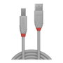 Lindy Cable USB 2.0 Anthra Line Type A a B, 1 m, Gris