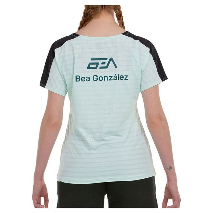 Camiseta de Manga Corta Mujer Bullpadel Bea 25V Azul cielo Pádel 41 1/3