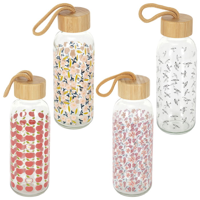 Cook Concept Botella 400 Ml Con Tapón-Correa de Bambú